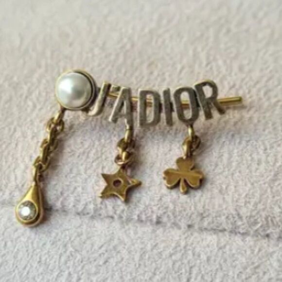 christian dior j'adore crystal faux pearl drop earring - Picture 1 of 6